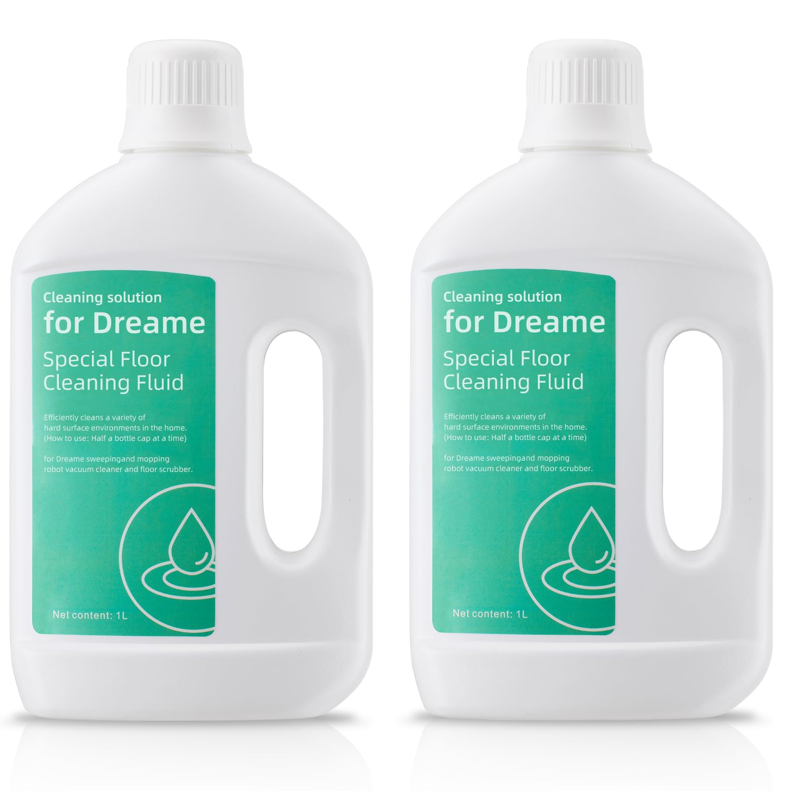Soluzione detergente da 2000 ml per robot aspirapolvere Dreame L10 Ultra / L20 Ultra / L30 Ultra / L40 Ultra / L50 Ultra / X50 Ultra / X40 Ultra / X40 Master / X30 Ultra Serie, soluzione
