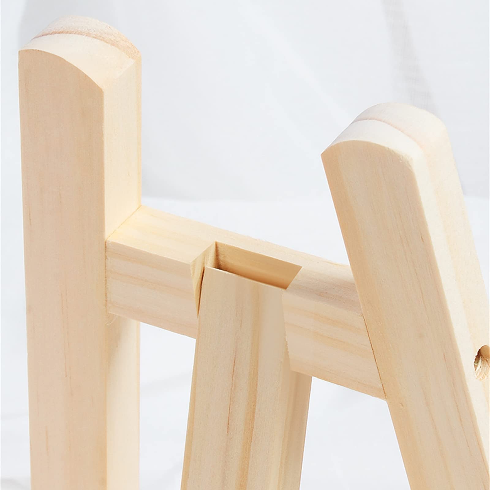 Caballete de exhibición de arte de mesa, 28 cm de alto, caballetes portátiles y ajustables, trípodes de madera pequeños, caballete para exhibir pinturas en lienzo, menú, letrero de boda (tamaño: 28