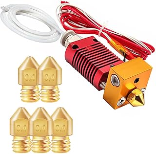 MengQi Original Assembled Hotend Kit for Creality Ender 3, MK8 Aluminum Extruder Hot End, 1.75mm Filament, 0.4mm Nozzle, 24V 40W