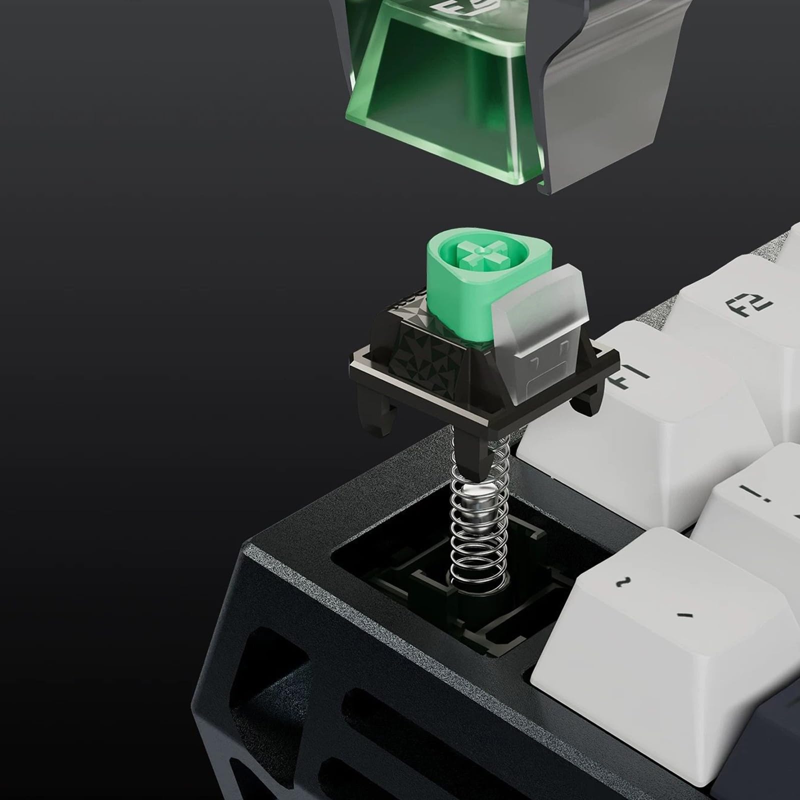 Ściągacz przełącznika nasadka klawiszy drut klawiatura mechaniczna narzędzie do usuwania wymiana akcesoria do ciągnięcia ergonomiczna nasadka wyciągowa do gier