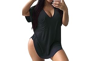 Sexy Plus Size Scoop Collar Tee