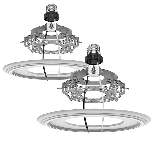 2-Pack Recessed Light to Pendant Converter Kit, Adjustable for 5