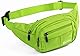 Schlegel ウエスト ポーチ バッグ 防水 メンズ レディース 多機能 ヒップ ボディ バッグ バイク アウトドア サイクリング (ライム)
