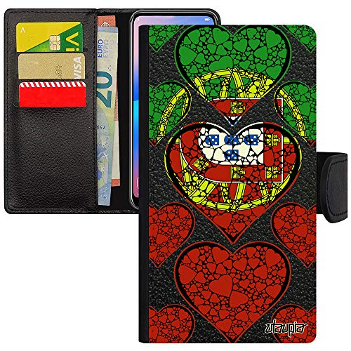 Protection iPhone SE 2022 portefeuille silicone drapeau Portugal foot