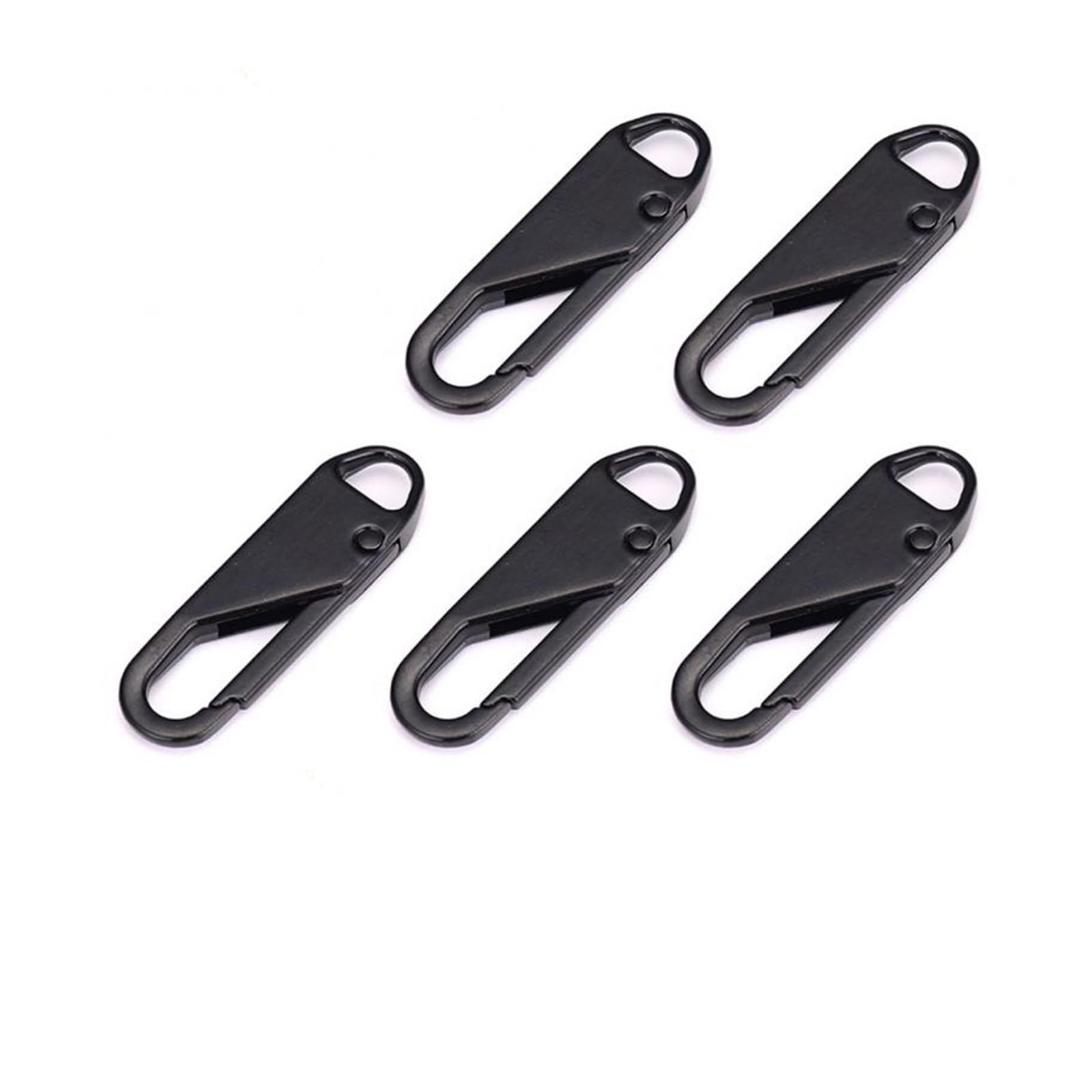 Pulls for Nylon Cewki zamki błyskawiczne metalowe 5 sztuk/zestaw ściągacz do zamka błyskawicznego odpinany uniwersalny zestaw do naprawy zamka błyskawicznego wymiana ściągacz do zamka błyskawicznego s