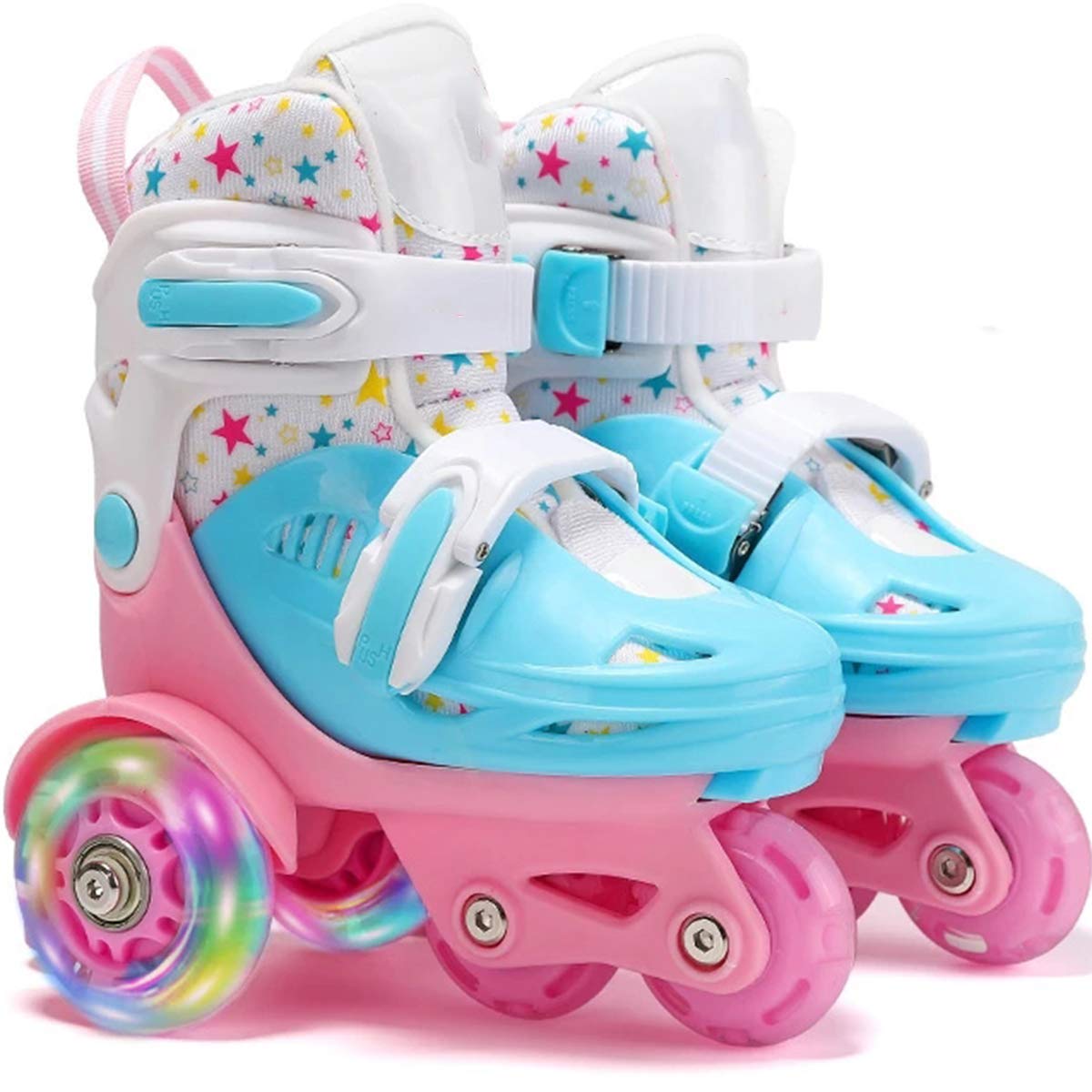 Buy Roller Skates Boys Kids, Adjustable Quad Skates with Light Up