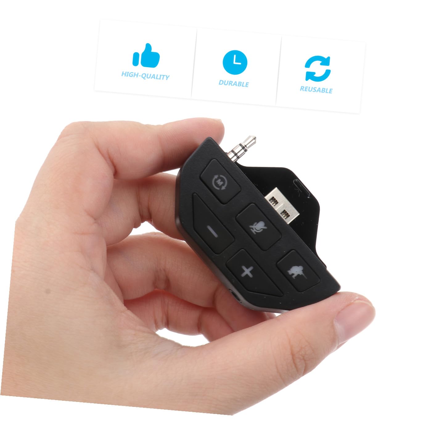 BESTonZON 3 Pz Adattatore per cuffie controllore adattatore per controller audio per cuffie adattatore per giochi audio convertitore di senza fili pulsante addominali