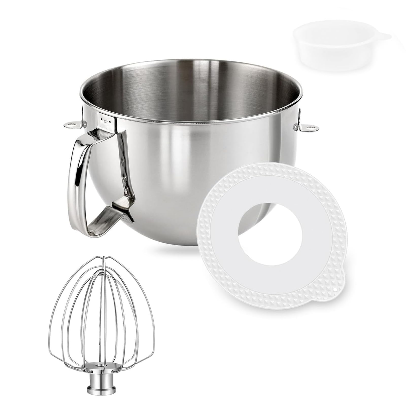 Bol mélangeur sur socle - Accessoire de cuisine - Accessoire de cuisine - Idéal pour les mélangeurs sur socle de 6 l - Équipement de pâtisserie professionnel