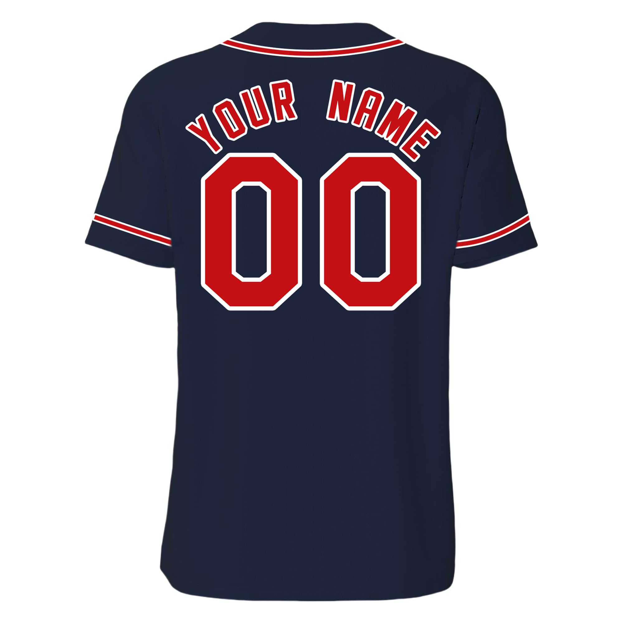 WERWAES Maillot de Baseball Personnalisé Homme Femme Tee Shirt Sport
