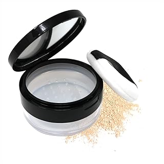 Honbay Contenedor de polvo de maquillaje reut...