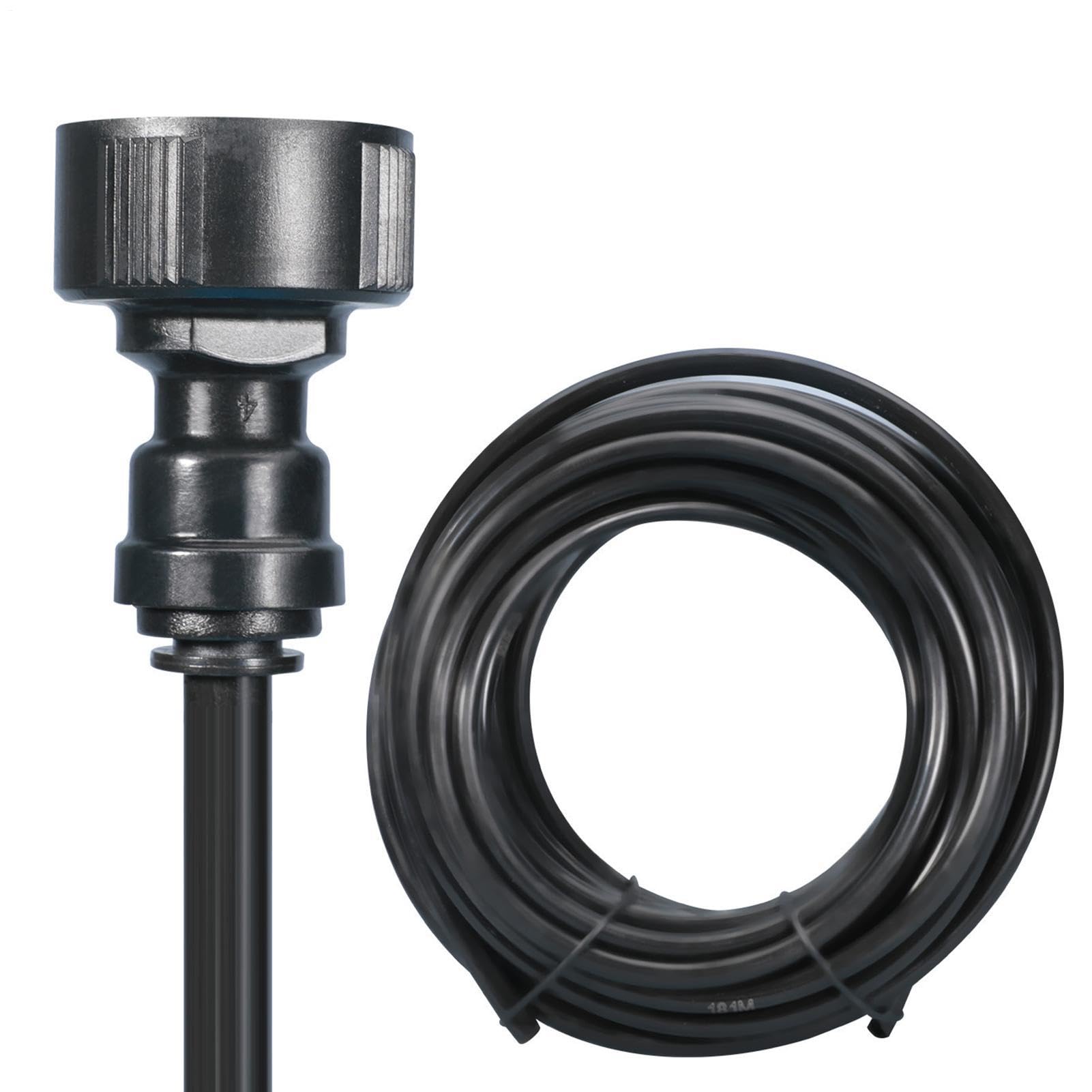 Sistema de riego por goteo, pulverizador ajustable automáticamente, juego de riego por goteo, sistema de riego, para exteriores, bancal, invernadero, agricultura, jardinería, plantación