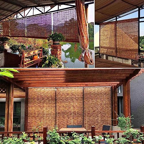 Clôture en bambou idéal pour protéger le balcon du vent et du vis-à-vis