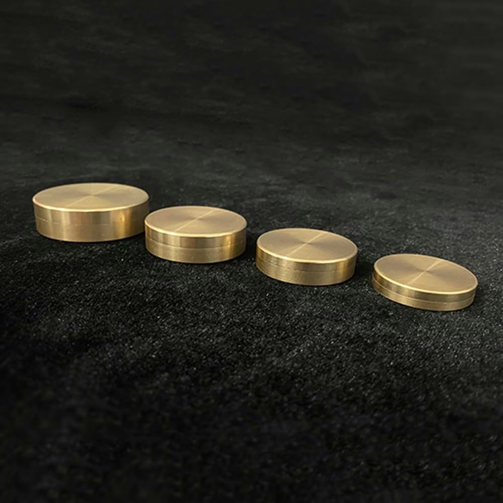 SUMAG Nested Box (Brass) Magic Tricks Signed Coin Vanish Appear in Metal Box Close up Illusions Gimmicks Mentalism Props