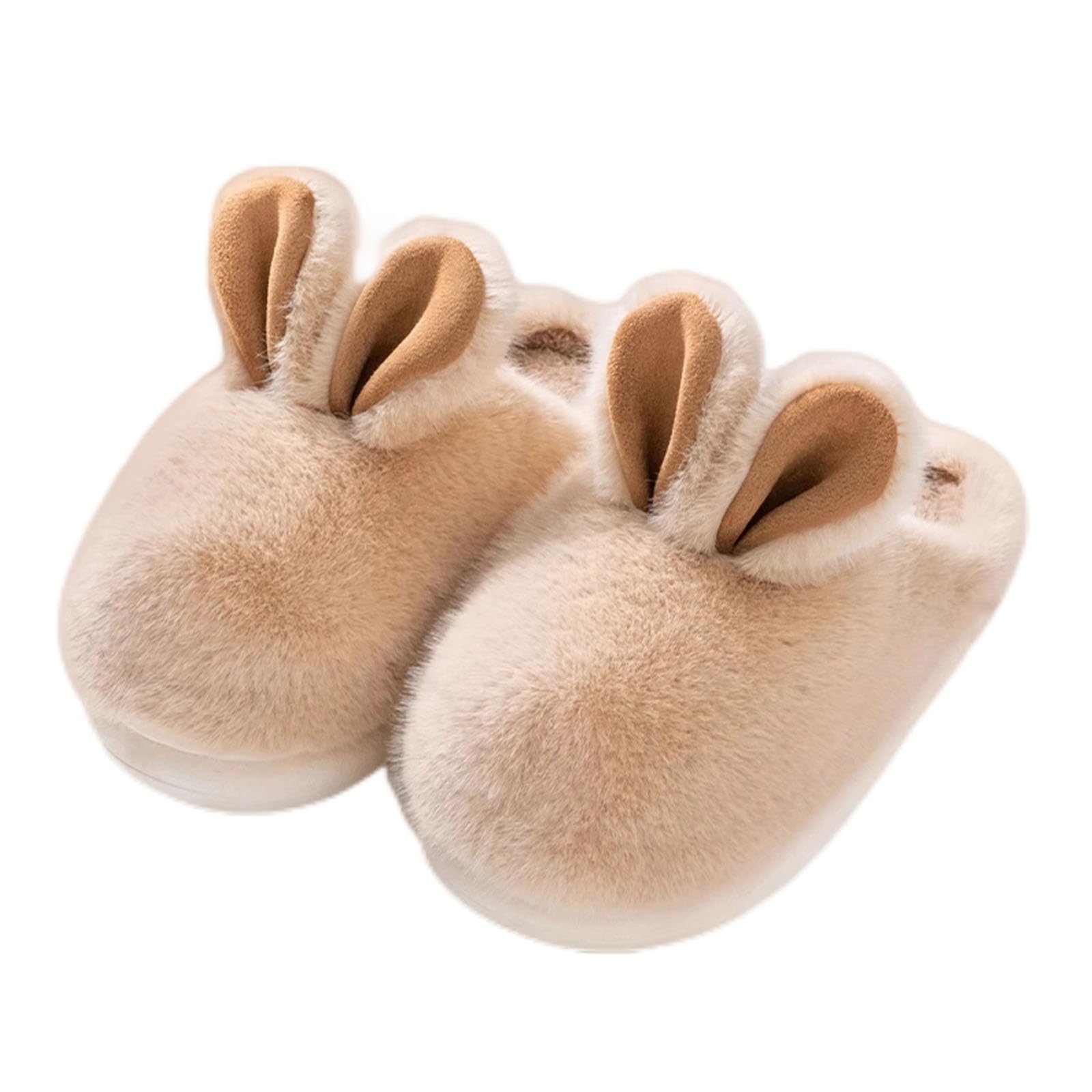 Bunny Slippers for Women, Plush Rabbit Cotton Slippers Cute Winter Indoor Home Plush Winter Slippers