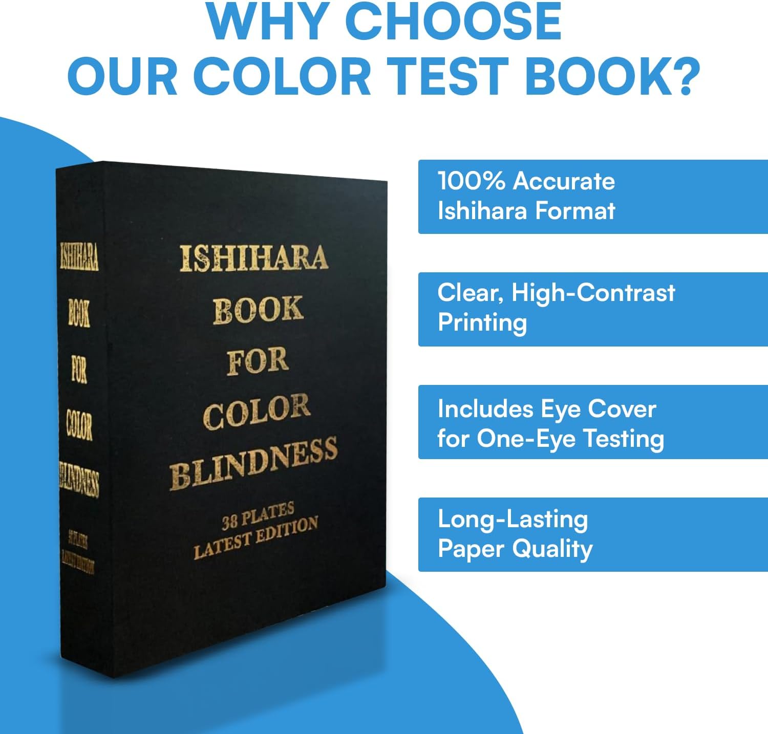 KANEHARA Ishihara Test Chart Book for Color Deficiency 38 Plates 2018 User Manual and Edition and One Eyed Ocruda