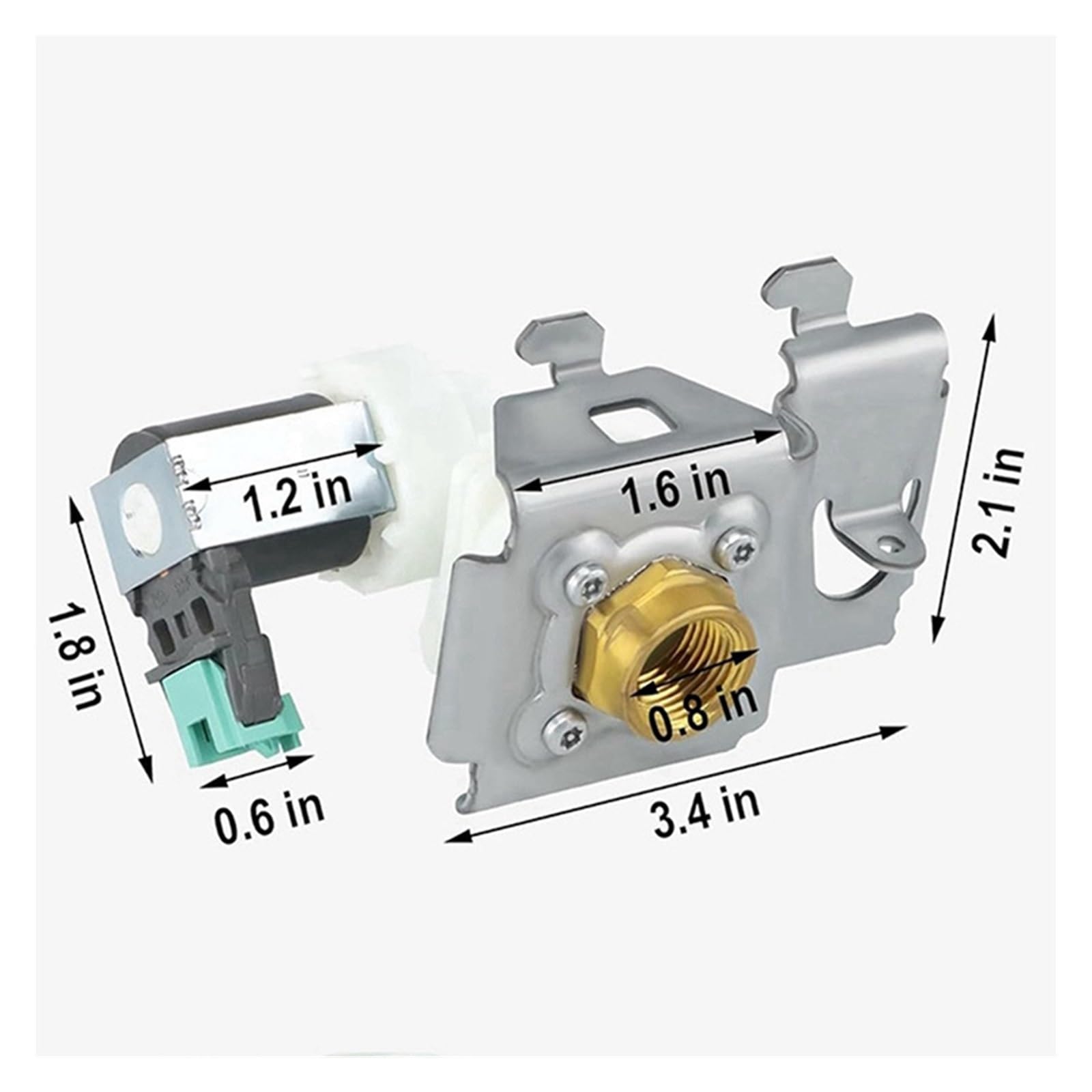 W10158389 Dishwasher Water Inlet Valve Accessories?Compatible For Dishwasher Water Valve Parts 8558986 AP6015932 PS11749213-T33C Replacement