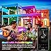 FBZ 100Ft Outdoor Waterproof LED Strip Lights,Music Sync RGB IP65 Led Lights with App Control and Remote,Color Changing Waterproof Led Rope Lights for Outdoor,Balcony,Roof,Garden,Stairs Party