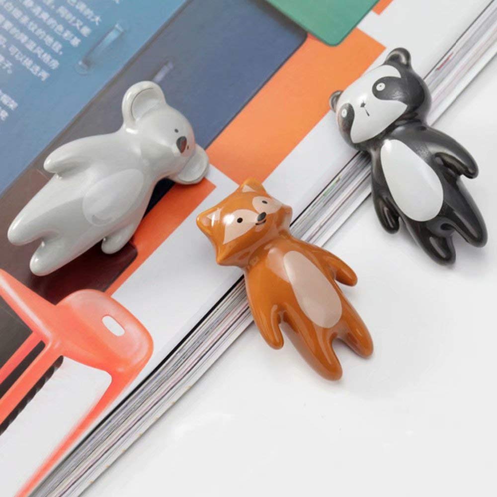 pomello, maniglia, ferramenta for porte, pomelli in ceramica, 10 pomelli in ceramica a forma di volpe for armadietto stile animale cartone animato tira maniglie decorative for ante del cassetto dell'a