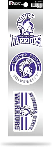 Miniatura 125 de NCAA - Juego de calcomanías retro Spirit de 3 piezas