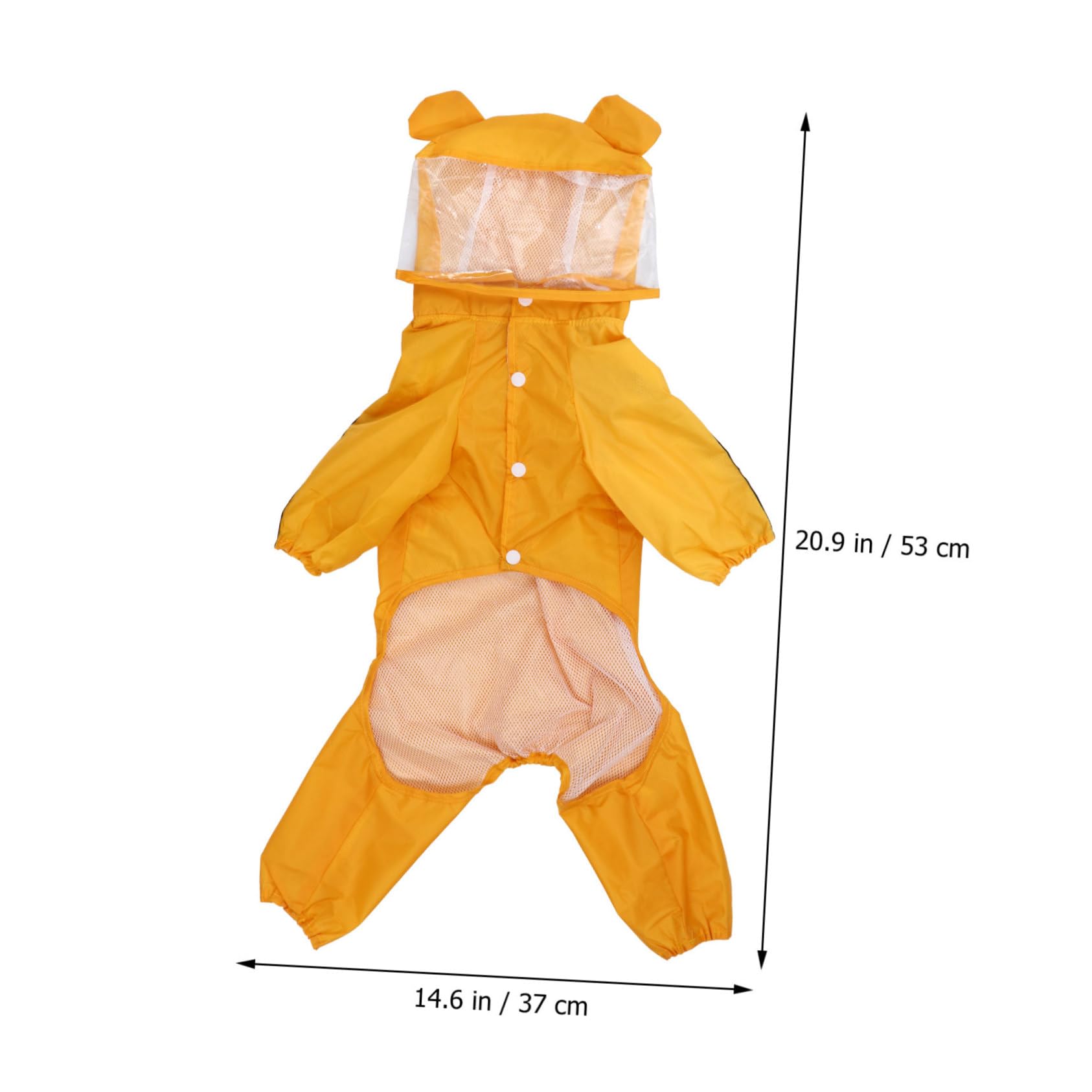 Angoily 3stücke Stylischer Hunderegenmantel Wasserdichter Poncho Für Hunde Praktischer Regenumhang Für Kleine Und Mittelgroße Hunde Für Nasses Wetter Modisches Hundezubehör Mit