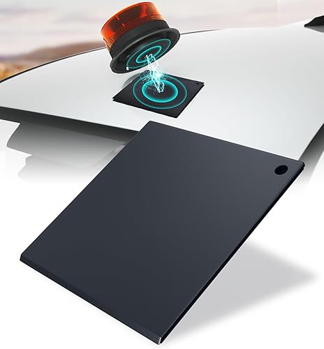 LUMENIX 1 almohadilla magnética de montaje para coches, camionetas, SUV, techo de cabina de aluminio, para soportes magnéticos de barra de luz