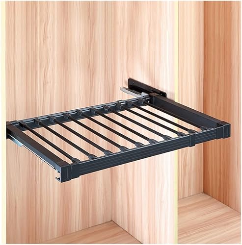 Miniatura 6 de Perchero extraíble para pantalones, organizador de ropa, perchero extraíble para pantalones, barra para colgar ropa, perchas para pantalones que