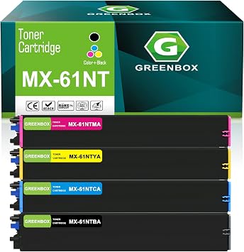 MX61NT MX-61NT Toner Cartridge MX-61NT-BA MX-61NT-CA MX61NT-MA MX-61NT-YA
