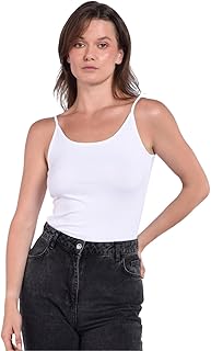 كومودو توب كات بدون اكمام وحمالات رفيعة للنساء (عبوة من قطعة واحدة)