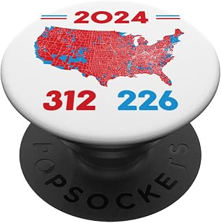 2024 Electoral Map Trump 312 Red 2024 Election Results Map PopSockets Adhesive PopGrip