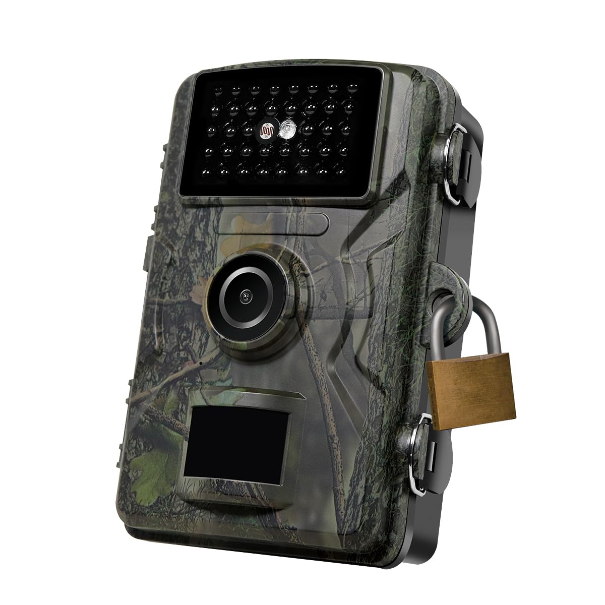 Caméra de Chasse avec Vision Nocturne, déclencheur de Chaleur et de Mouvement, résolution Full HD 1080p (1920 x 1080 (16:9)@30 fps), Protection IP66, Champ de détection Infrarouge Grand Angle de 90°
