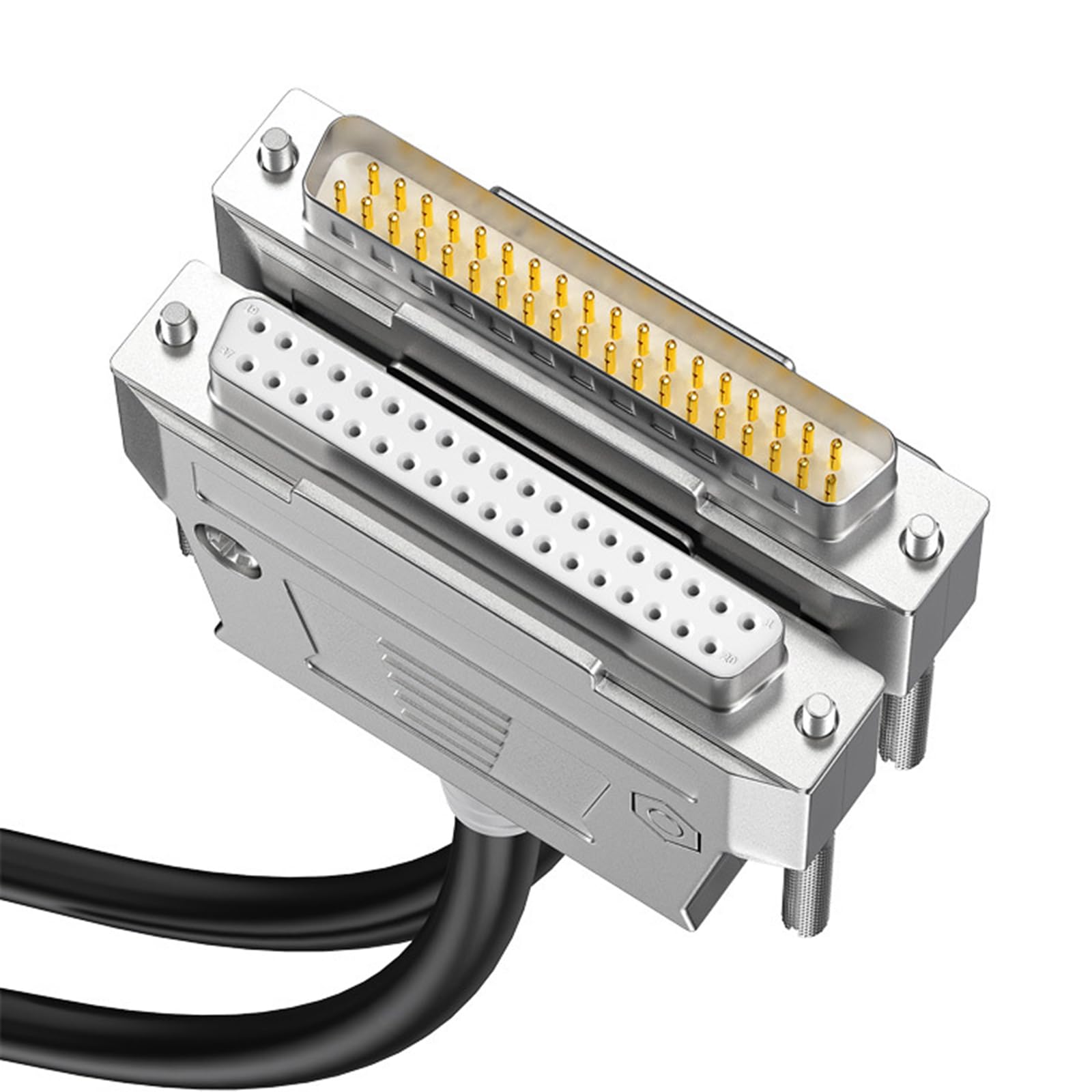 Cavo DB37 Cavo di Estensione DB37 Maschio-Maschio Cavo a 37 Pin Cavo schermato per Trasmissione Dati sicura Colore 2