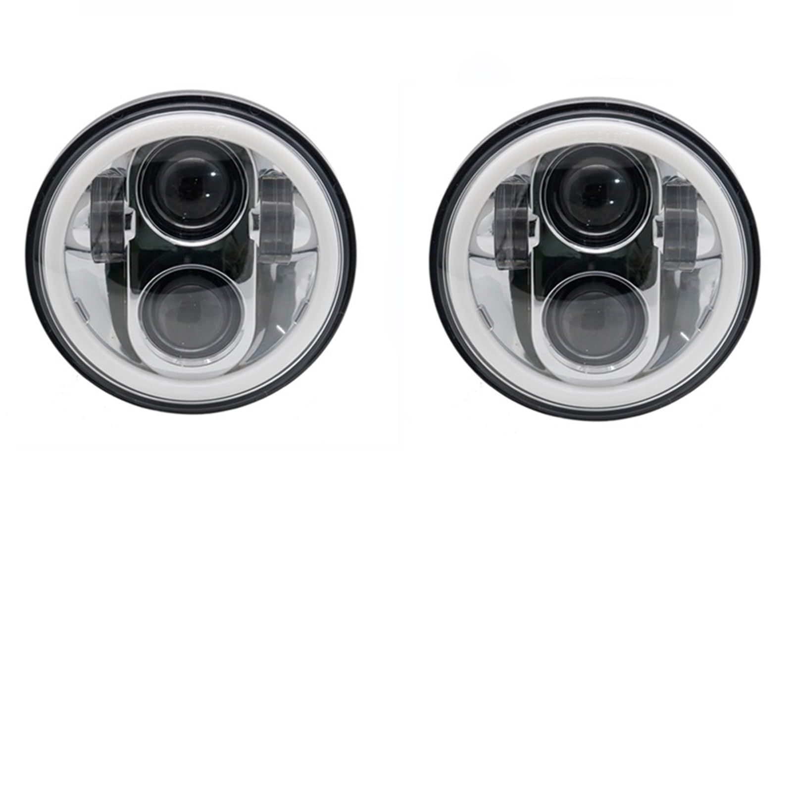 Faro Moto Per Speed ​​Triple Per Street Triple LED Fendinebbia | 2 fari a LED 5,75 pollici con fascio alto/basso Halo per 3 per Speed ​​Triple per Street Triple per proiettore Thunde 5 3/4"