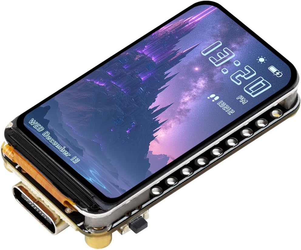 waveshare ESP32-S3 1.47inch LCD Display Development Board Type B 172×320 Resolution 262K Display Color Display Supports 2.4GHz Wi-Fi and BLE 5