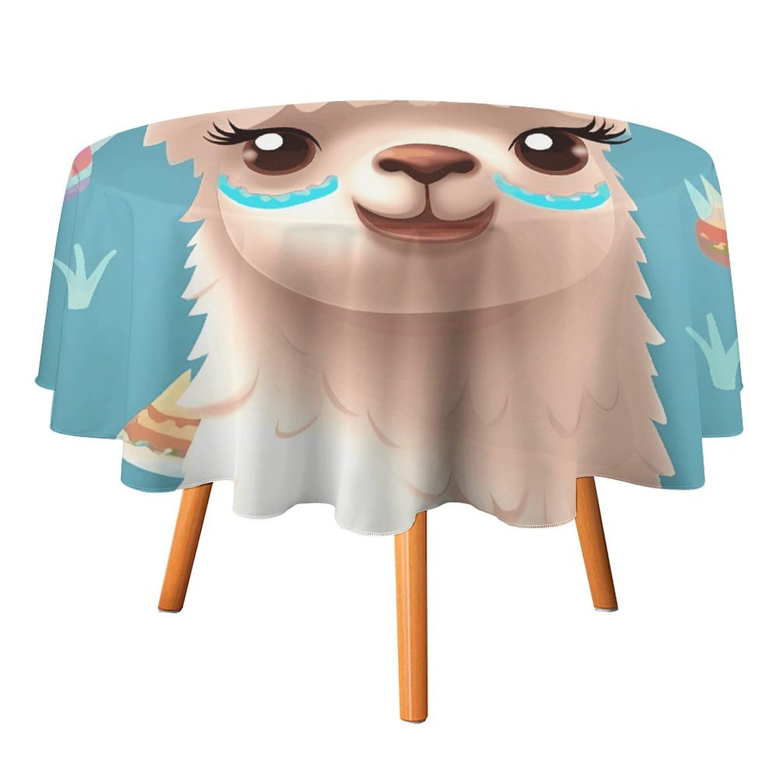 Nappe ronde alpaga : la solution anti-tache définitive pour votre table
