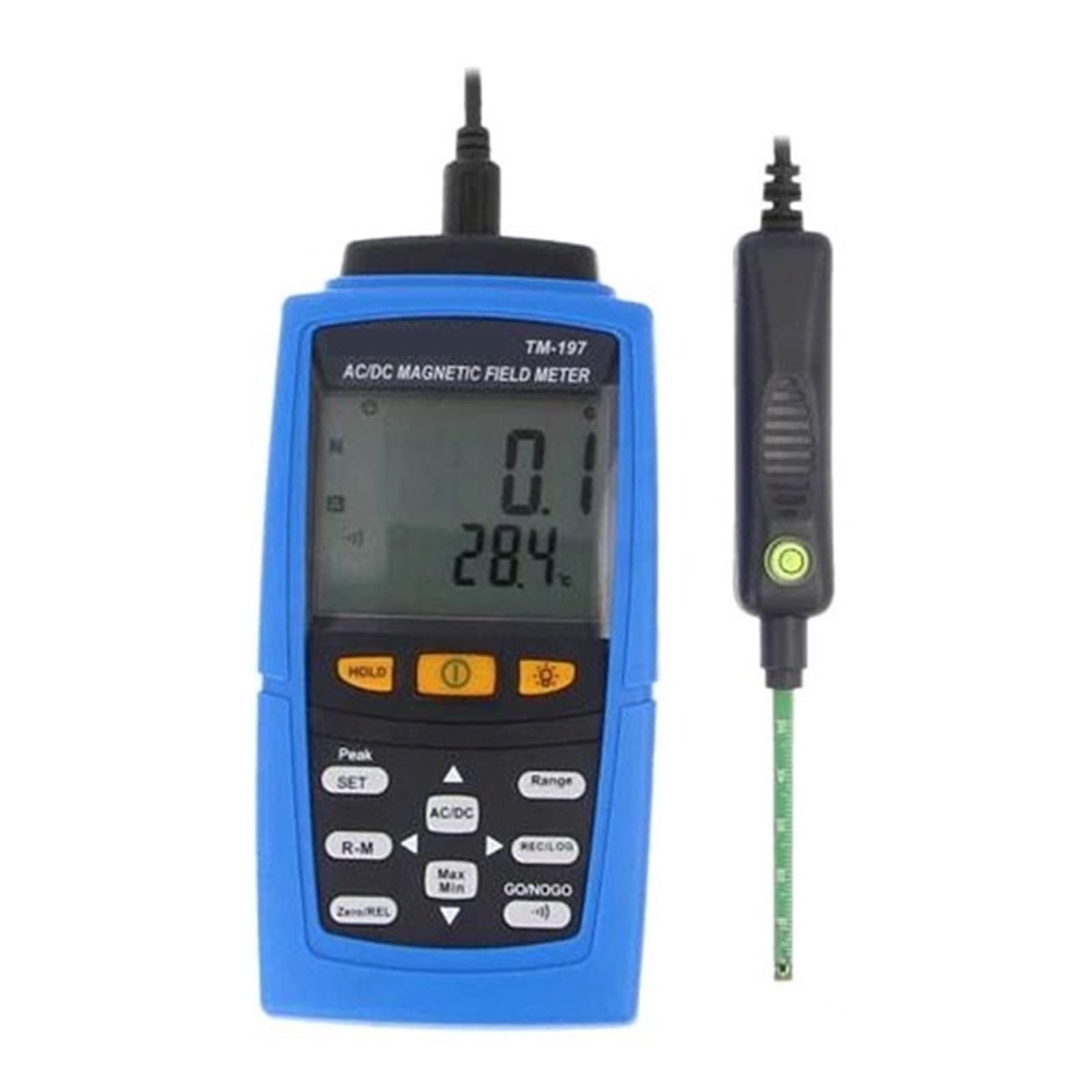 TM-197 Gaussmeter Magnetometer Magnetic Field Strength Meter for Industrial Inspection