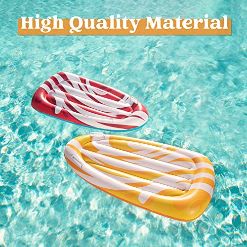 Joyin 2 Pack Inflatable Boogie Boards With Handles For Water Slides, Boogie Board For Slip Slide, Swimming Pool Floating Water Boards Learn To Swim, Summer Water Fun Toy For Kids And Toddlers #TOP22