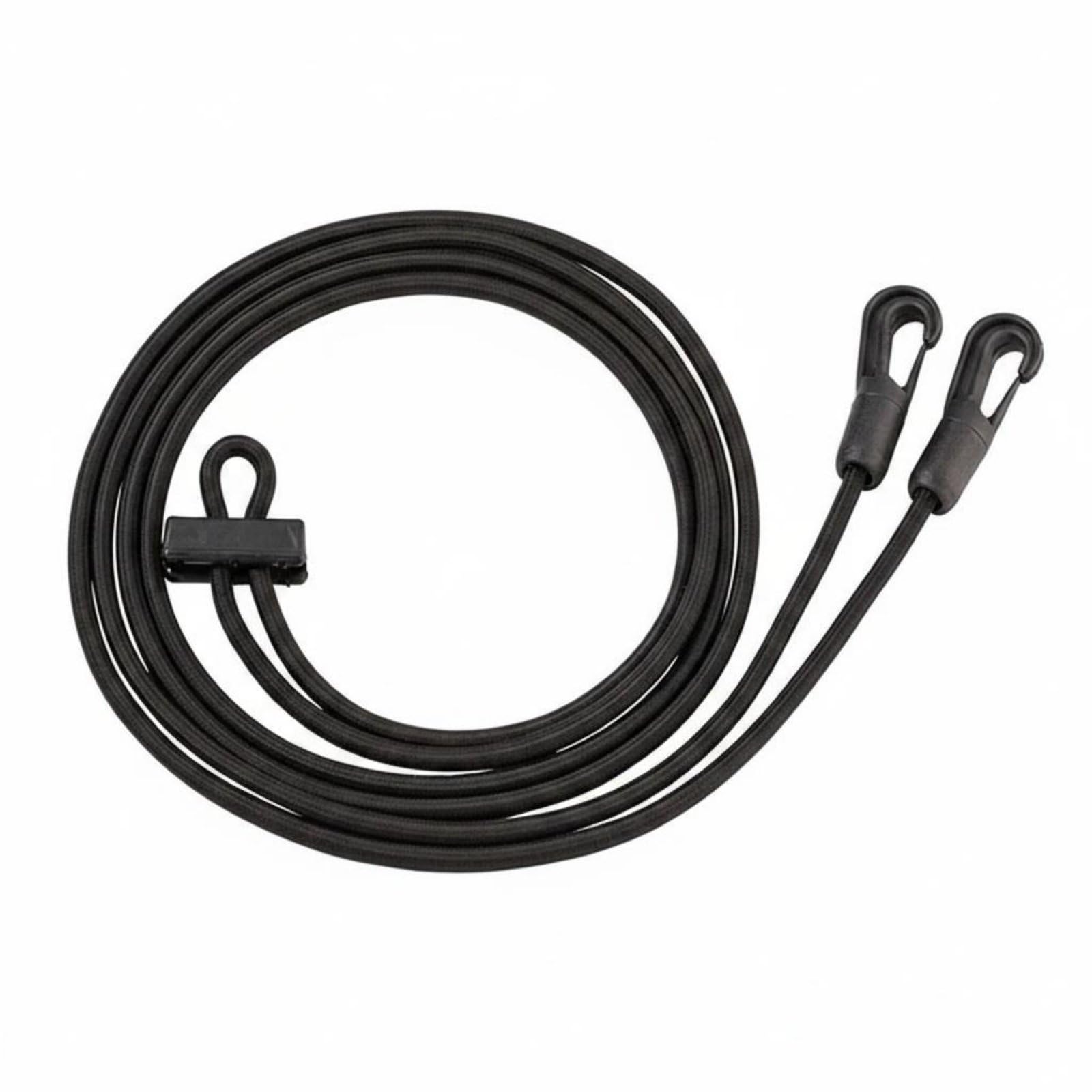 Corde Élastique Équestre Élastique, Multi-Usage Enrênement Réglable Rênes Latérales Élastiques, Accessoire Équestre avec Mousquetons, pour Équipement Équestre, Manège, Écurie