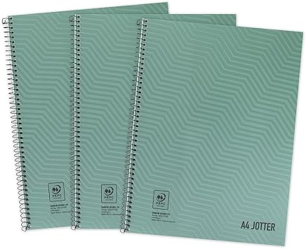 SUMMIT A4 Ruled Notebooks, Pack of 3