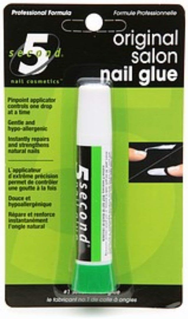 5 Second Salon Nail Glue 0.07 oz (Pack of 4)