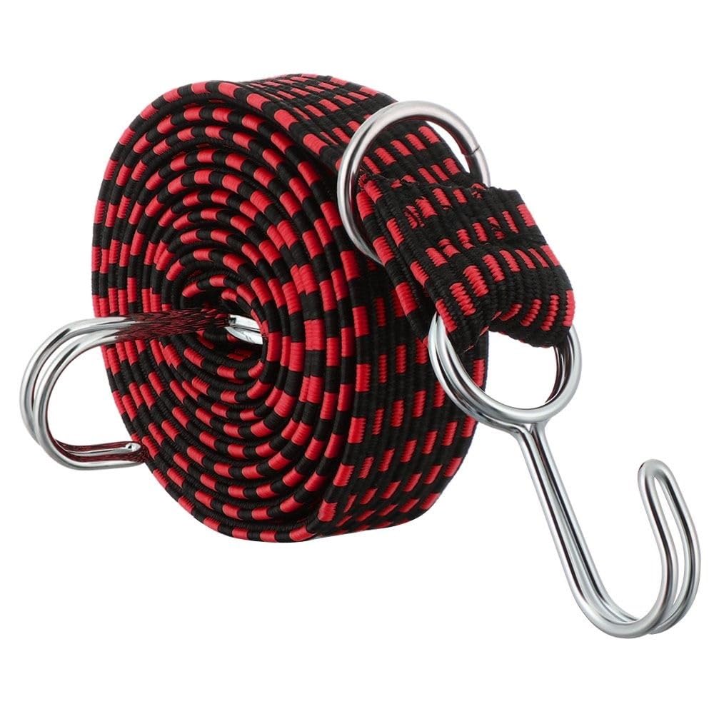 Red For Equipaje, 40 X 40 Cm, 6 Ganchos, Casco De Motocicle