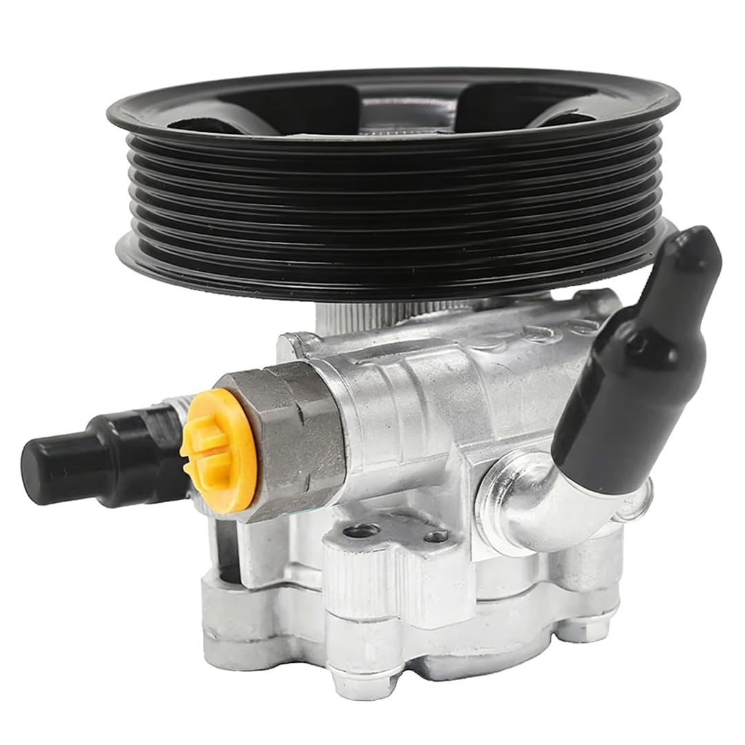 Rufutle Power Steering Pump for Mitsubishi Pajero Montero V93 V97 6G75 3.8L, Automotive Power Steering Pump with Pulley 4450A157/4450A157-A