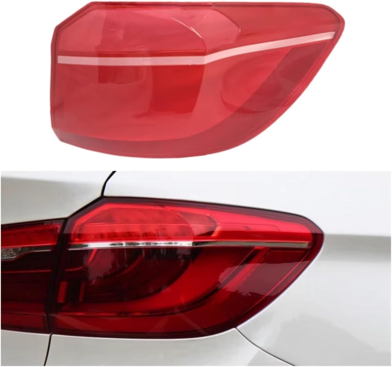 Tail Lamp cover For X6 F16 2015 2016 2017 2018 2019 Car Tail Lamp Cover Brake Lights Taillight Housing Lampcover Lens Shell (Outside A Pair)