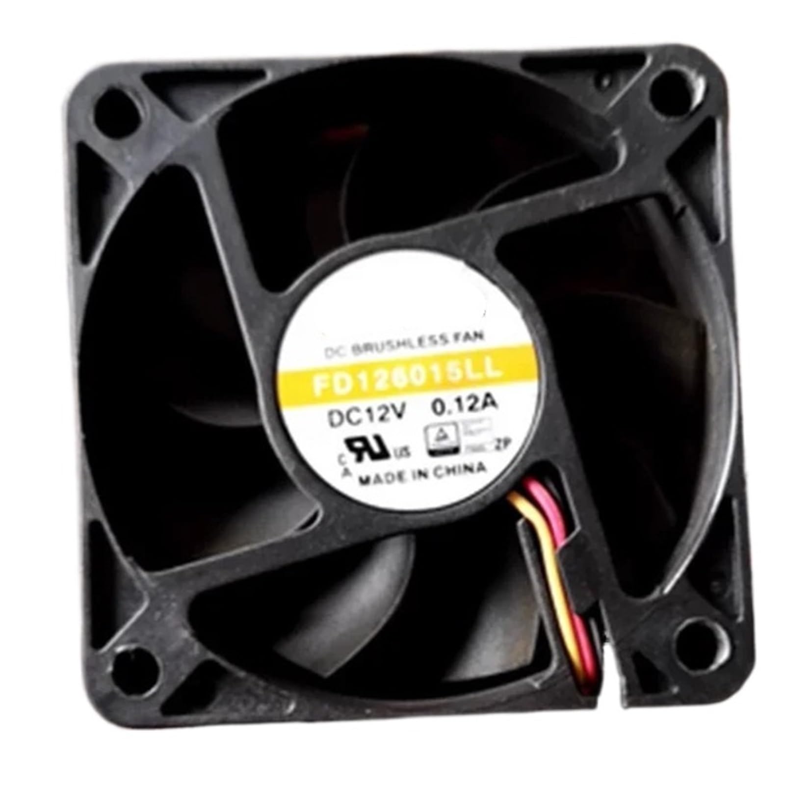 YMUGUEGH FD126015LL DC12V 0.12A 6015 Fan 2pin