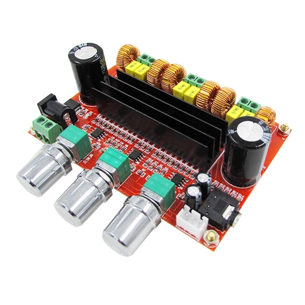 80w*2+100w 2.1 Channel Digital Audio Subwoofer Amplifier Board Tpa3116d2 with with Ne5532 Dc12-24v Stereo Amp