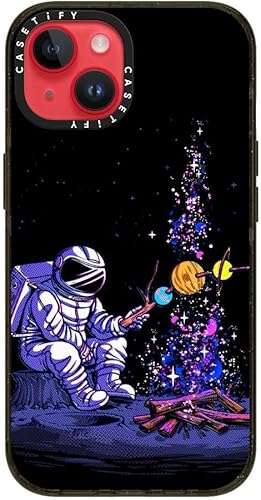 Miniatura 5 de CASETiFY Impact - Funda para iPhone 14 [4 veces probada contra caídas de grado militar, protección contra caídas de 8.2 pies] - Moon Camping - Negro