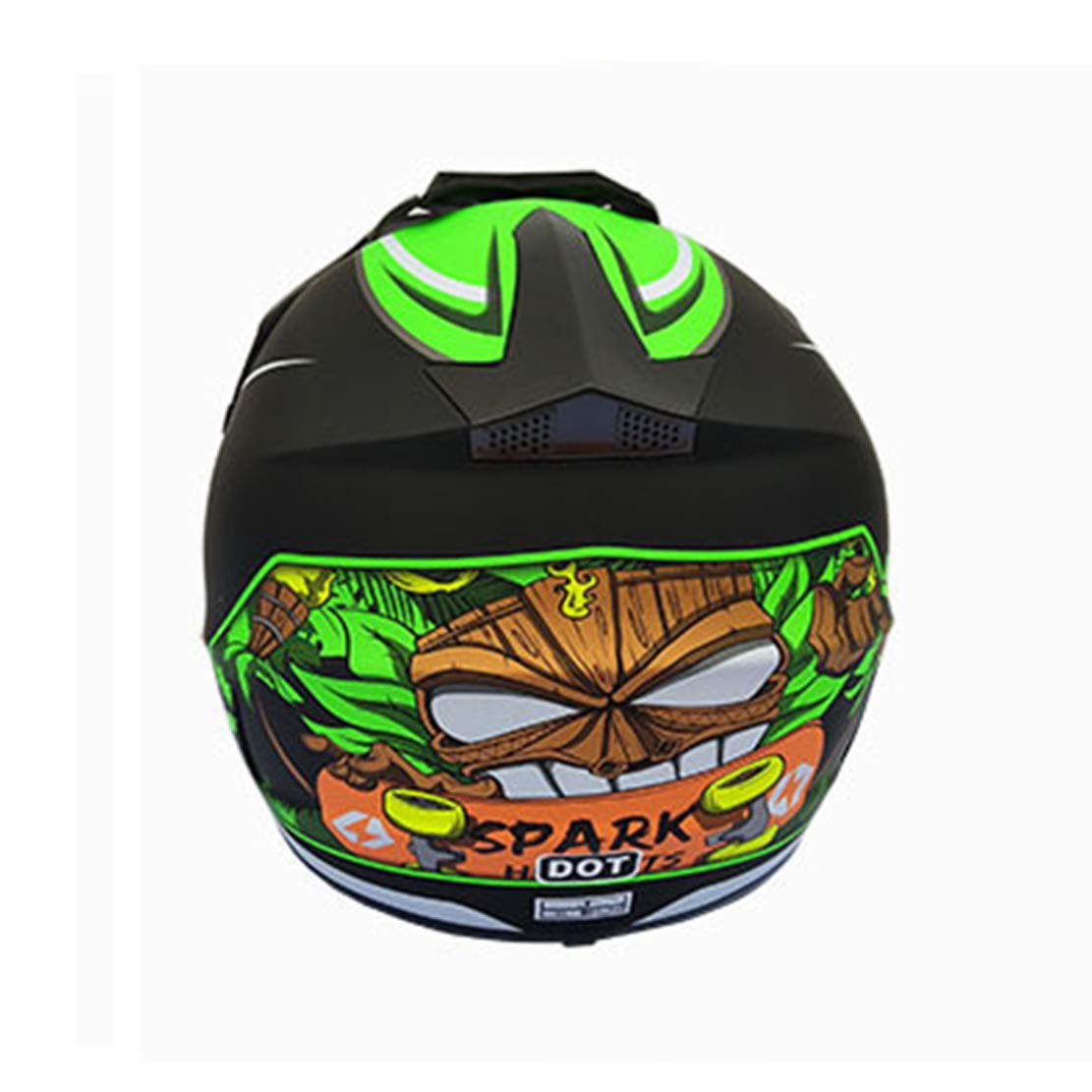 ATK Kask motocyklowy, kask motocrossowy, z szybą przednią, rękawice motocyklowe, standard ECE