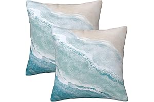 Coastal Canvas Ocean Pillow Covers