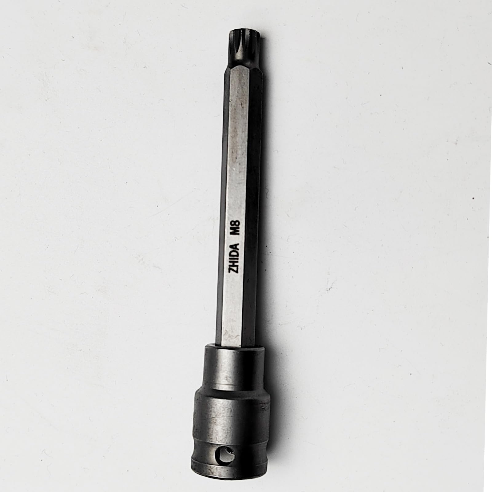 XZN Spline Bit Pneumatic Socket M8 M10 M12 3/8 Adaptor Impact Socket With Pin Hole Triple Square Socket 1 pcs (100 x M8 1 pcs)