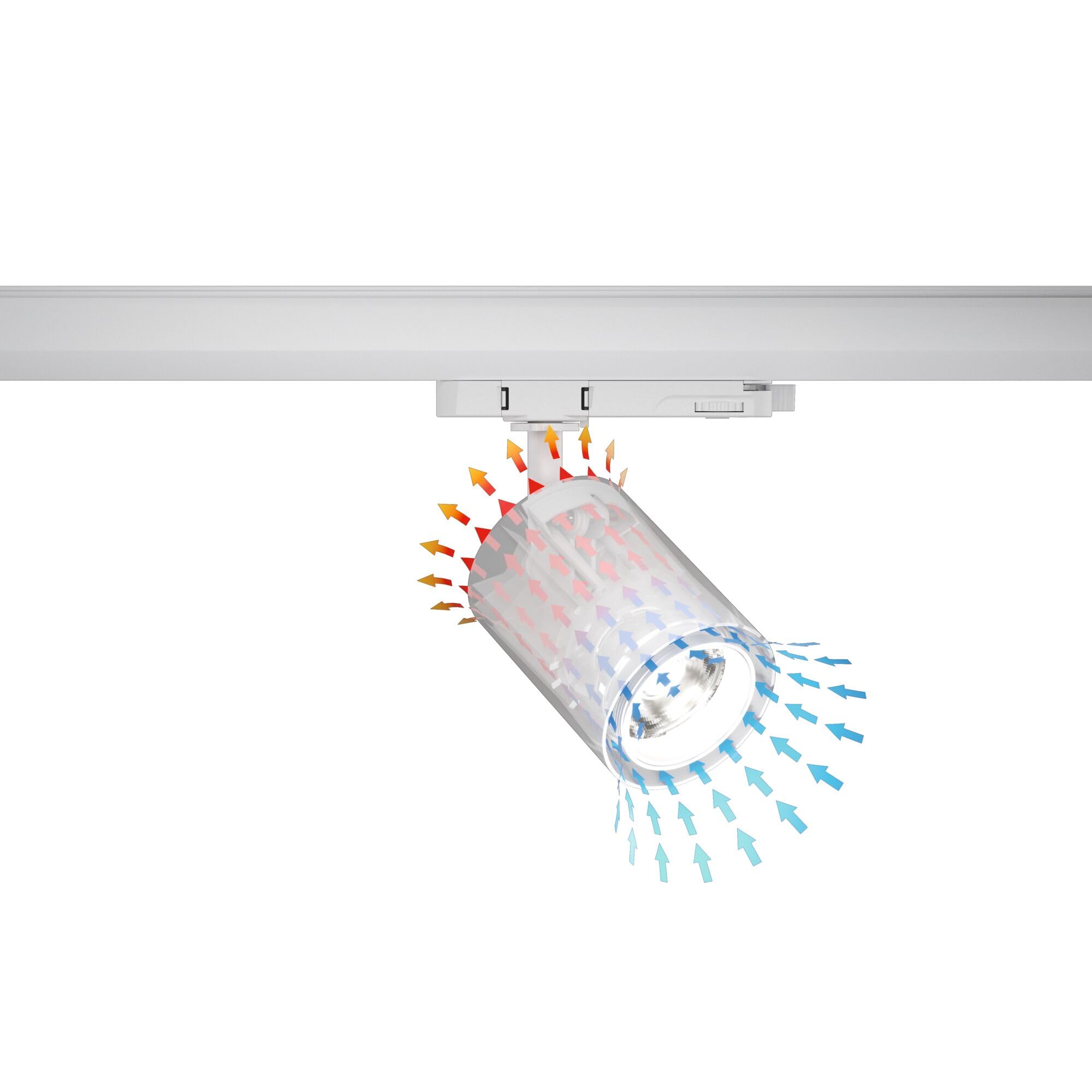 Paulmann 96579 ProRail3 LED Schienenspot Kratos 50° 3100lm 25W 4000K 230V Silber Schienenbeleuchtungssystem