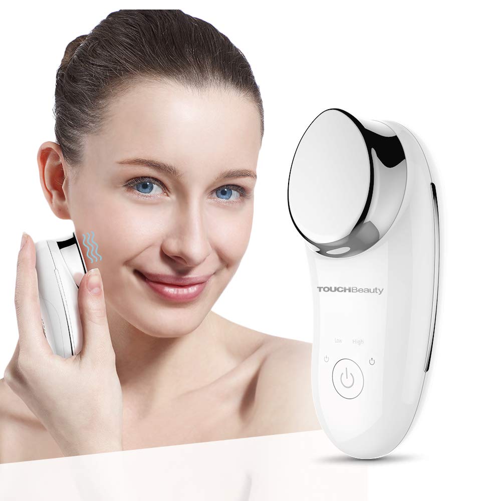 TouchBeauty Dispositif de massage facial sonique - Massage ionique du visage - Vibration - Nettoyage en profondeur - Anti-rides 